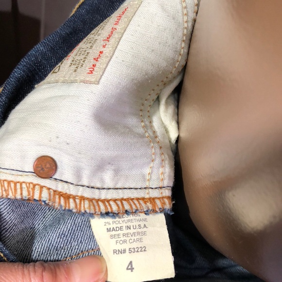 David Kahn  Rise Bootcut Stretch Jeans Flame Pocs - Picture 6 of 8